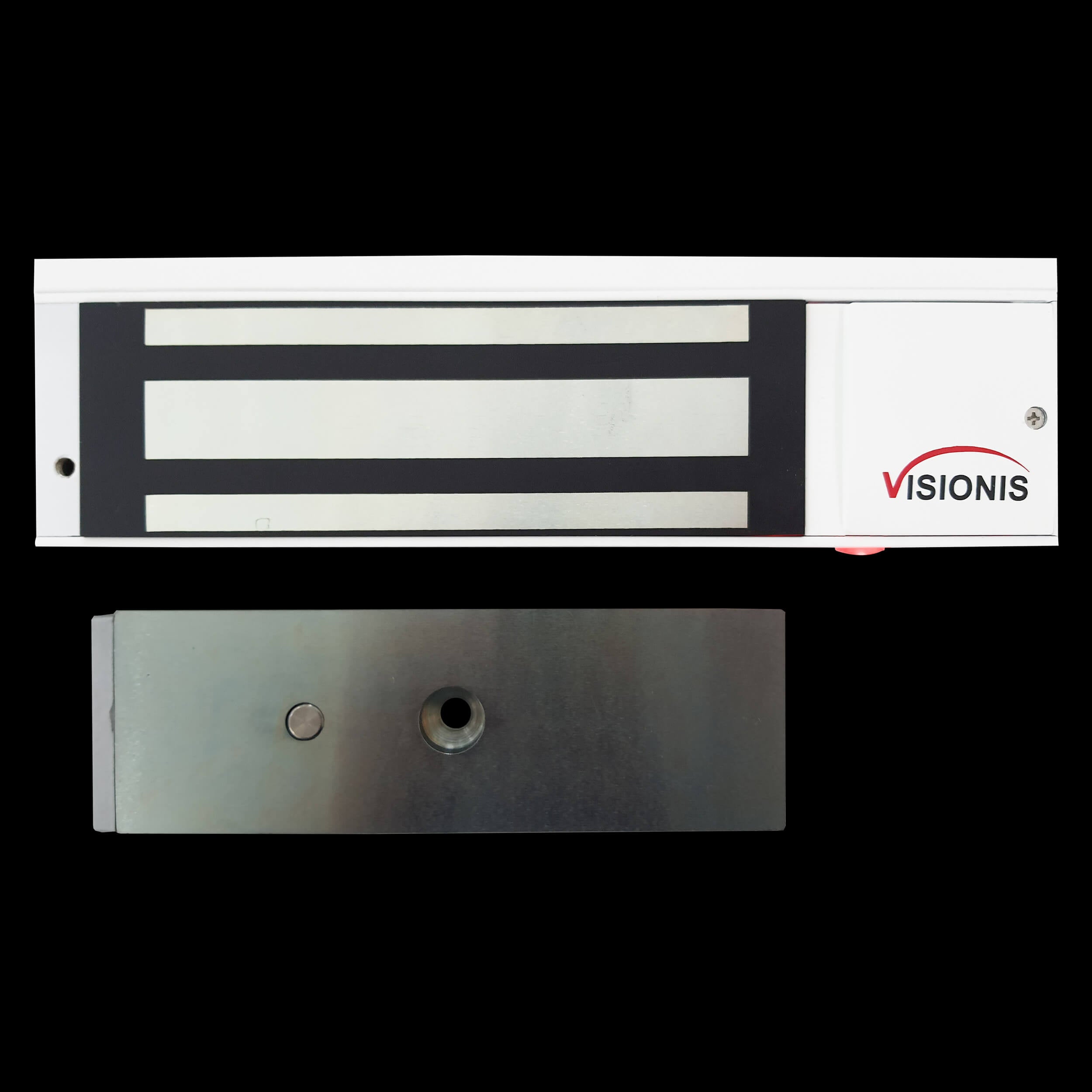 Indoor Maglock 1200 lbs - White Color VIS-ML1200LED-WH Visionis