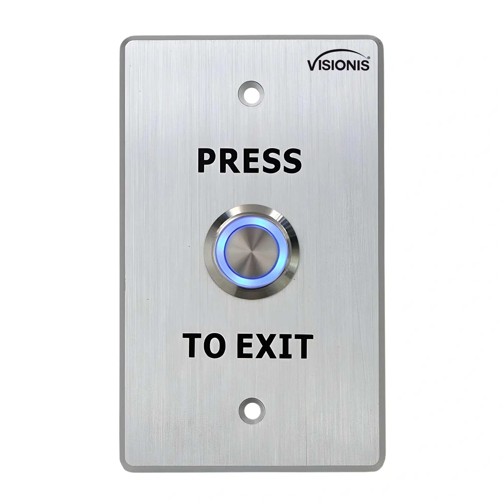 weatherproof push to exit button with stainless steel and LED indicator - VIS-7001 Visionis
