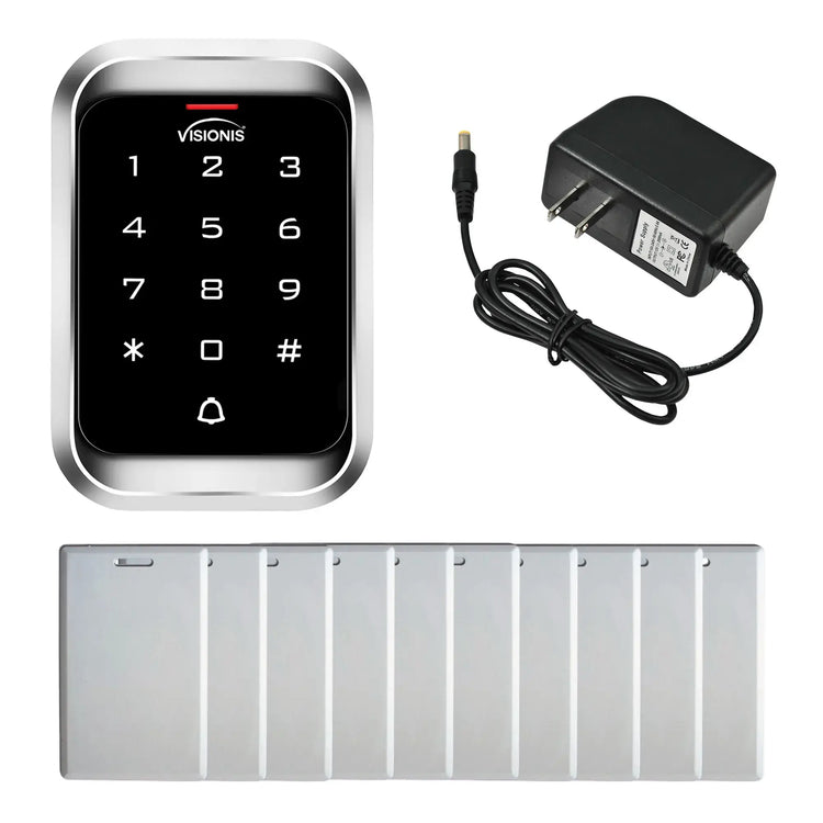 standalone keypad access control with power supply and proximity cards - FPC-5662