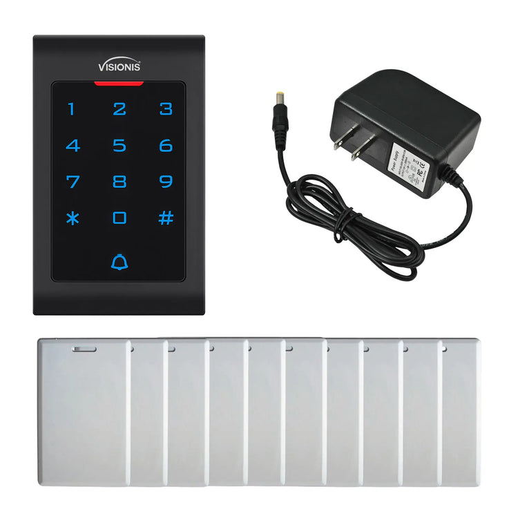 standalone keypad access control with power supply and proximity cards - FPC-5672