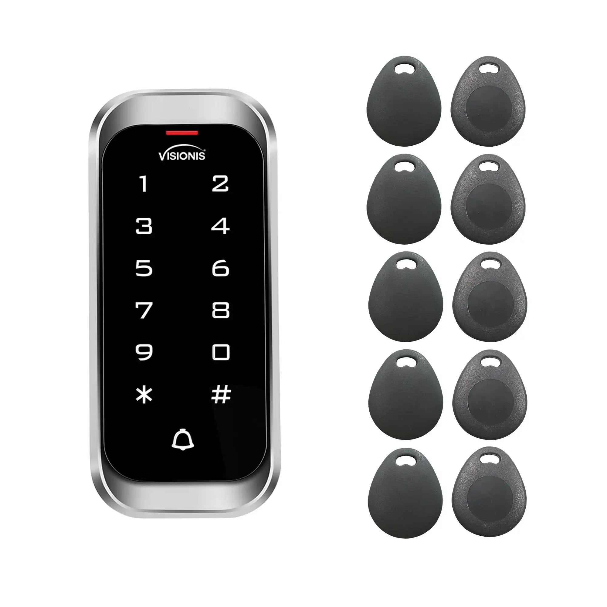 standalone keypad access control with and key tags - FPC-5679