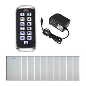 standalone keypad access control with power supply and proximity cards - FPC-5688