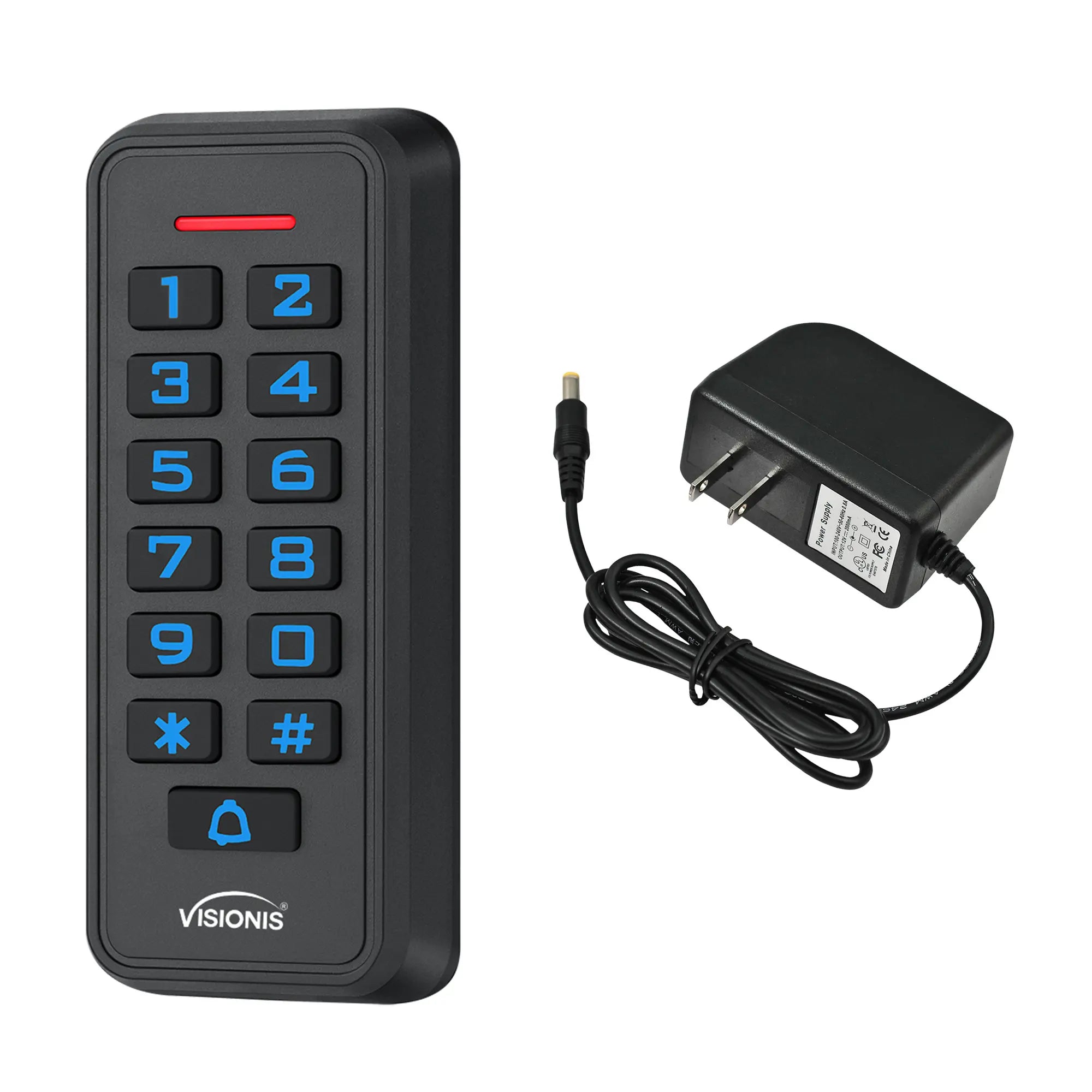 Access control keypad with power supply - FPC-6422