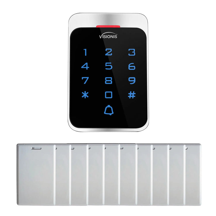 Standalone Access Control Keypad and Card Reader + Wiegand Mini Controller + Pack 10 Proximity Cards - FPC-8907