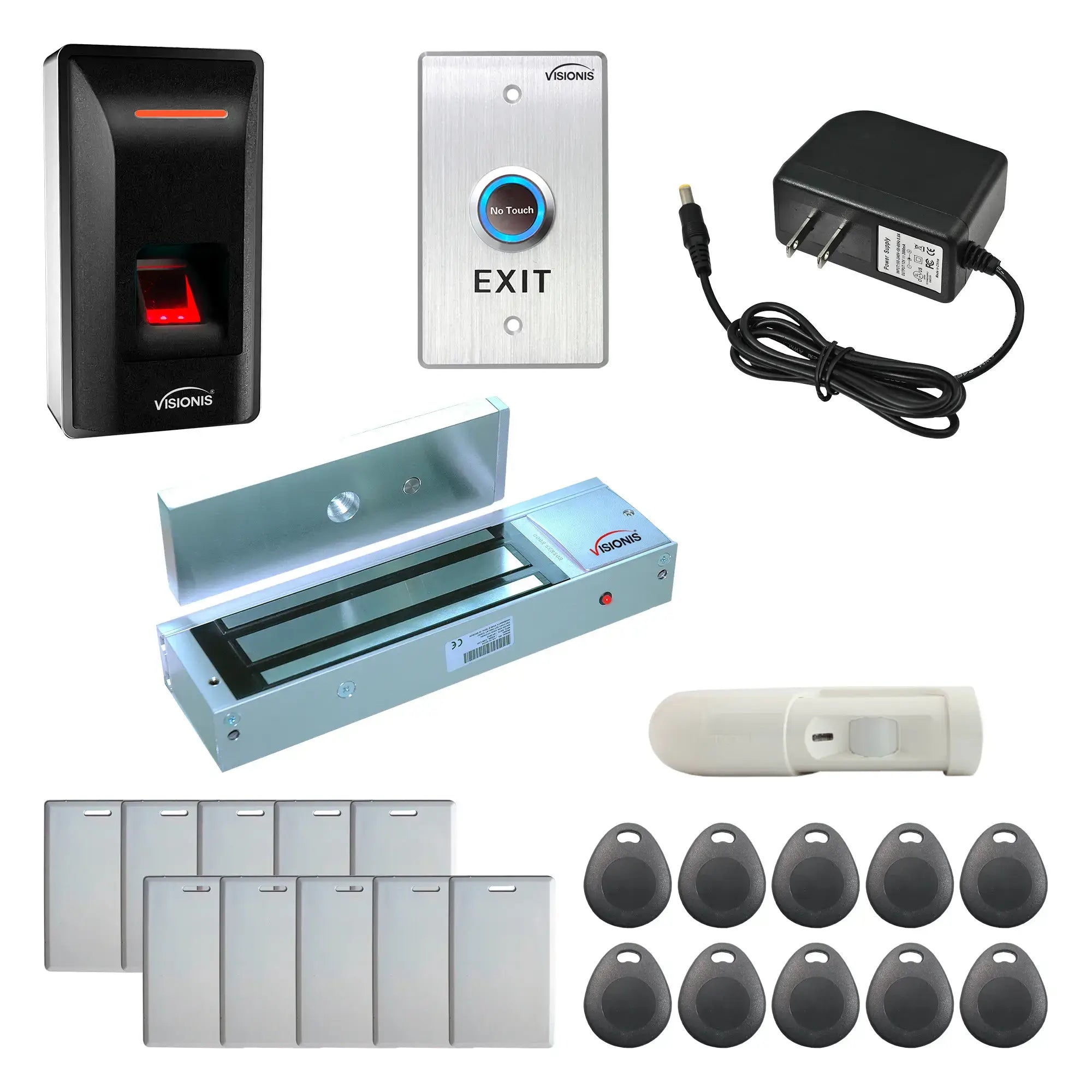 Card Access Control Systems with Fingerprint Reader, Maglock, Motion Detector - FPC-9248