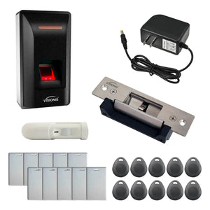 Building Access Control Systems with Fingerprint Reader, Electric Strike, Motion Sensors - FPC-9260