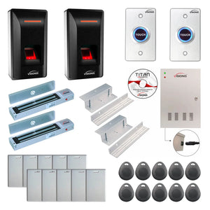Access Control Systems for Office Buildings with Fingerprint Reader, Maglocks, Software - FPC-9270