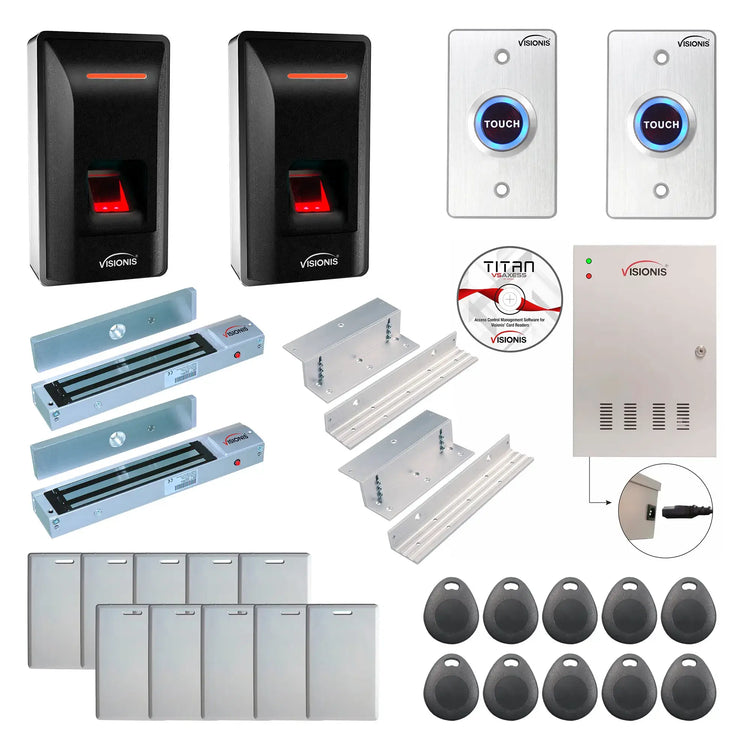 Access Control Systems for Office Buildings with Fingerprint Reader, Maglocks, Software - FPC-9270
