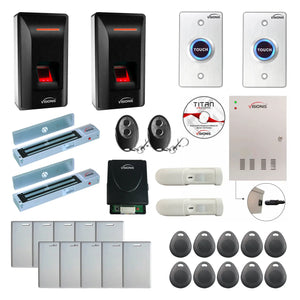 Access Control Systems for Business with Fingerprint Reader, Maglocks, Motion Sensors, Software - FPC-9279