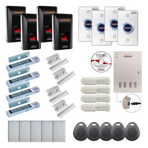 Building Access Control Systems, Biometric Fingerprint Reader, Software, motion sensors PIR - FPC-9345