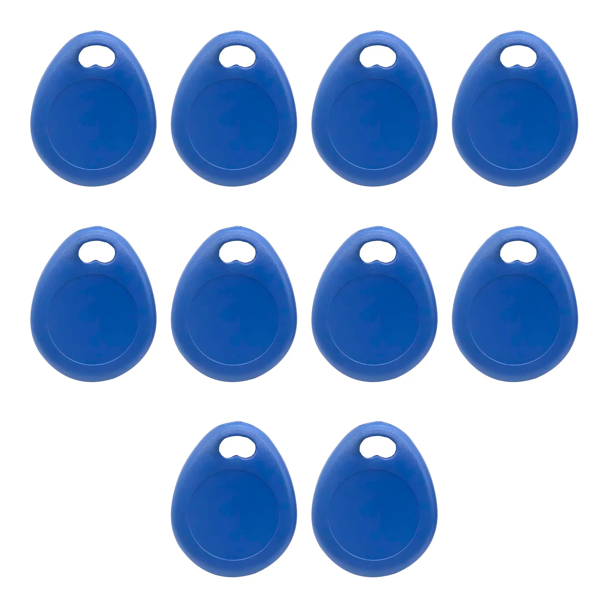 Proximity Key Fob / Key Tag for Access Control VIS-KEYTAG-BLUE Pack of 10 - VISIONIS