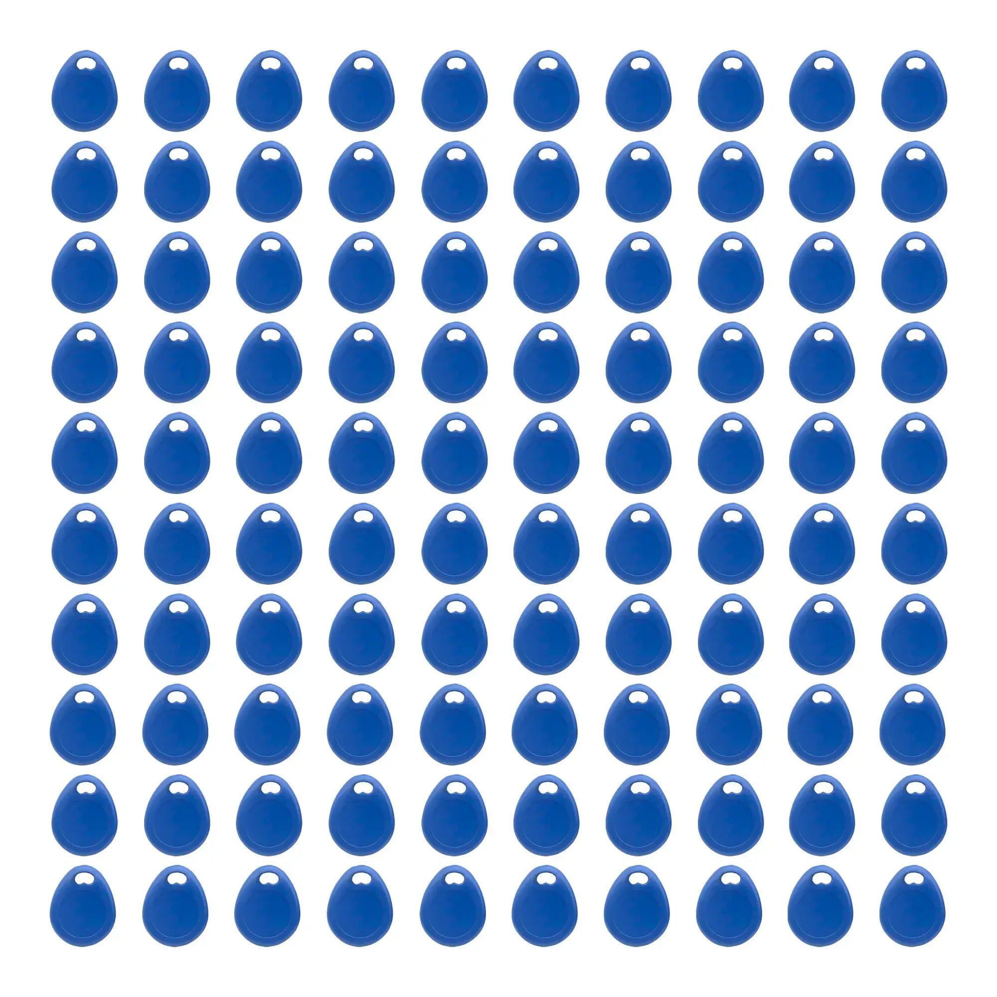 Proximity Key Fob / Key Tag for Access Control VIS-KEYTAG-BLUE Pack of 100 - VISIONIS