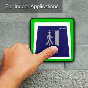 ADA buttons with LED light for access control indoor installations - VIS-7043