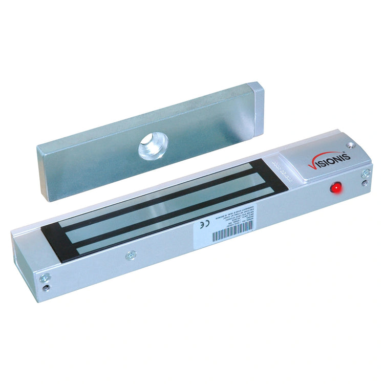 Indor Lock Indoor Magnetic Door Lock. 300 lbs (136 kg) of Holding Force. 12 VDC