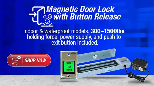 Magnetic Door Locks iwht Exit Buttons