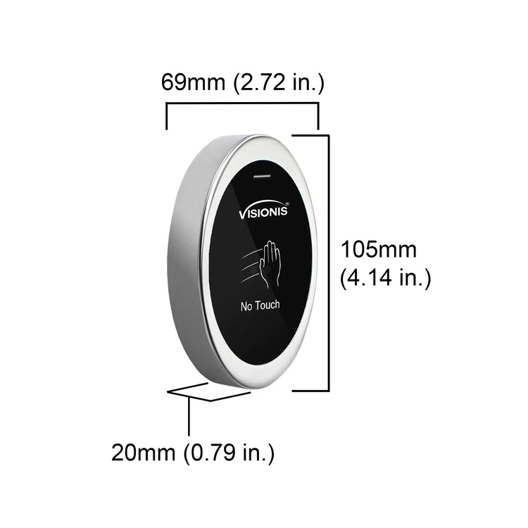 Touchless door exit button dimensions - VIS-7042