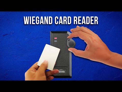 Proximity Card Reader Wiegand 26 for Indoor and Outdoor Use - VIS-3100 (BLACK)