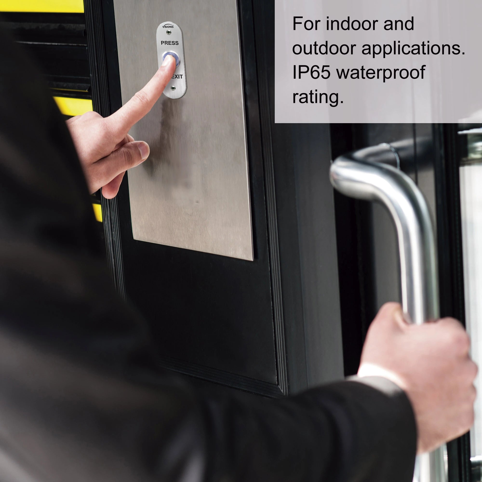 Push to exit button for outdoor applications. IP65 Waterproof - VIS-7036 Visionis
