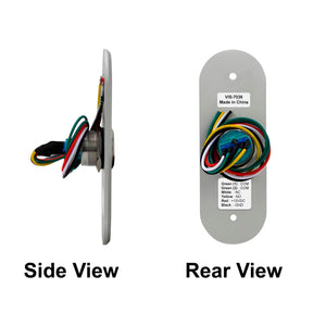 Push to exit button side an rear view VIS-7036