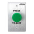 Green push to exit button for door access control VIS-7032 Visionis
