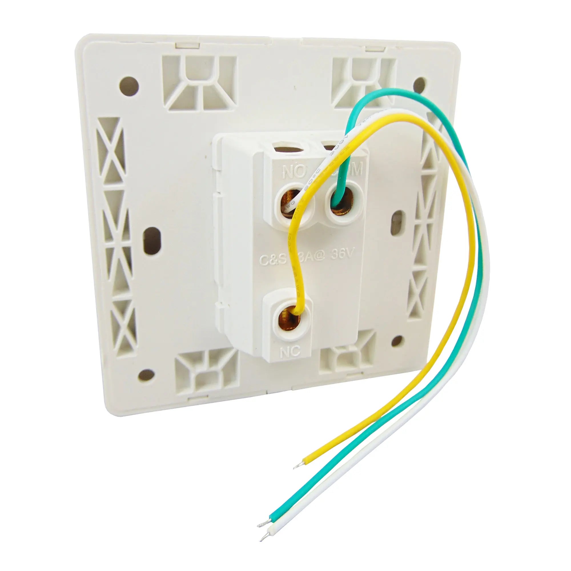 door release button for magnetic door lock rear view and wires - VIS-7030 Visionis