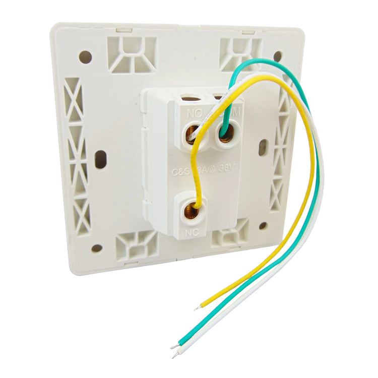 door release button for magnetic door lock rear view and wires - VIS-7030 Visionis