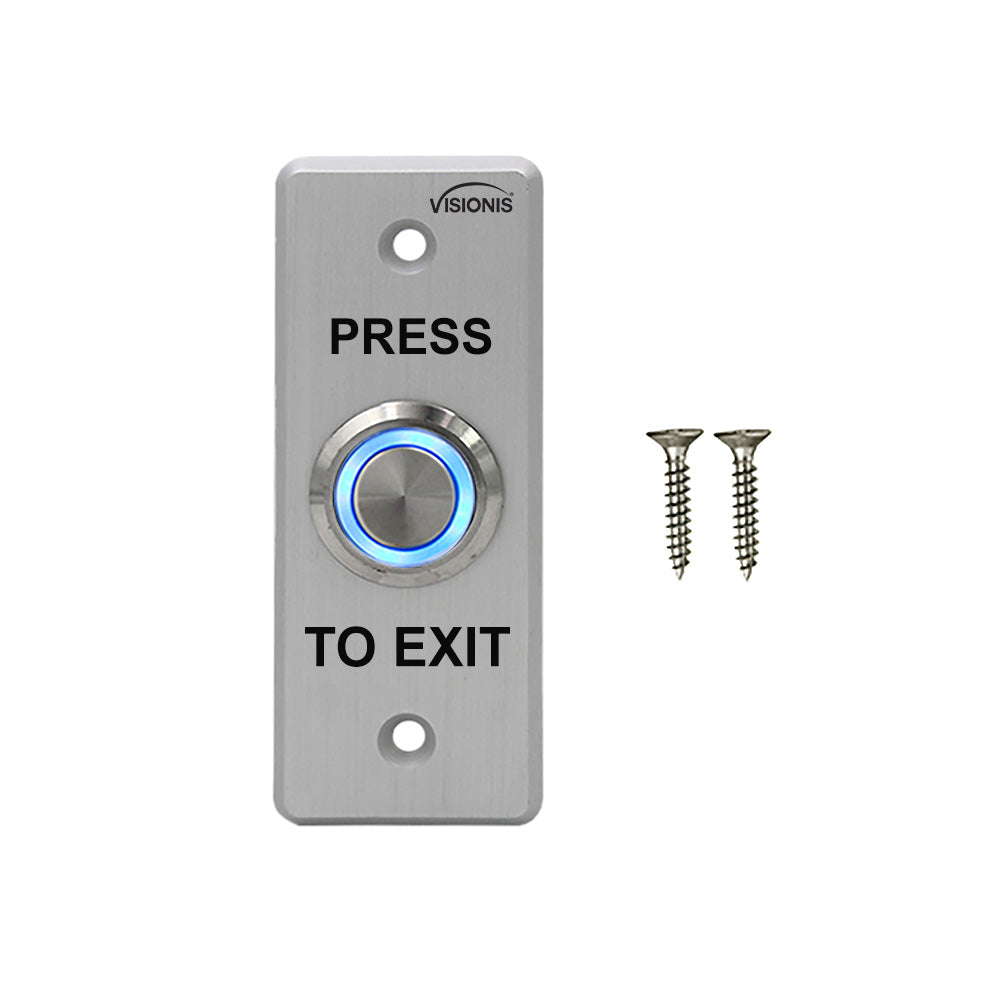 outdoor push to exit button for access control systems. VISIONIS VIS-7008 