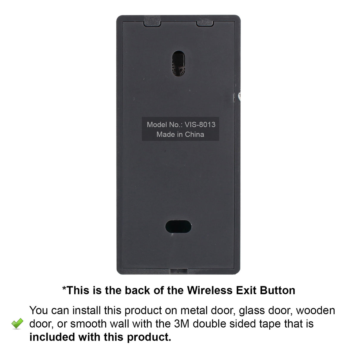 Wireless Rte Button Push to Exit Button Indoor | FPC Security