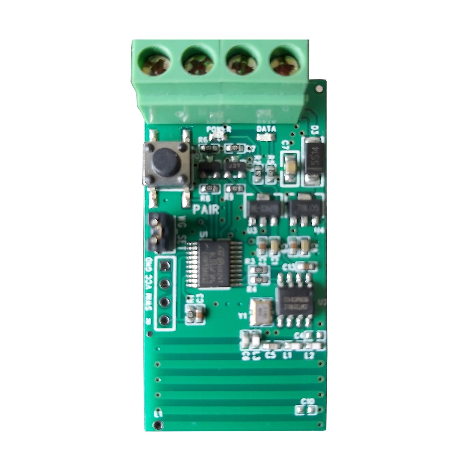 Visionis VIS-WPCB – Wireless Receiver PCB + 433MHz Rolling Code + Communication Between The Reader And Receiver + Receiver Can Be Connected To Any 3rd Party Wiegand Controller