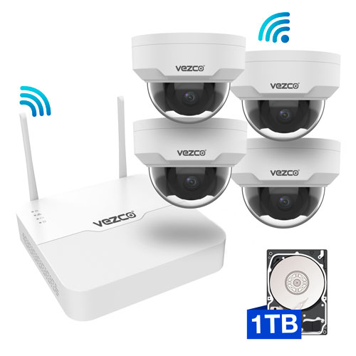 nvr wireless security camera system
